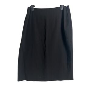 Carlisle Women's Black Pencil Skirt Side Zipper Mini Skirts Size 14 New NWT Wool